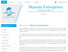 Tablet Screenshot of mascotsindia.com